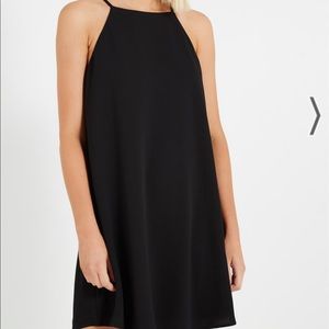 NWOT OLIVACEOUS perfect LBD Black slip mini dress
